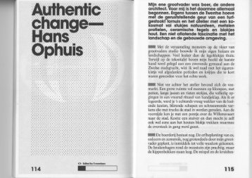 FORUM 06 NL Horizon : AetA - Authentic change - Hans Ophuis