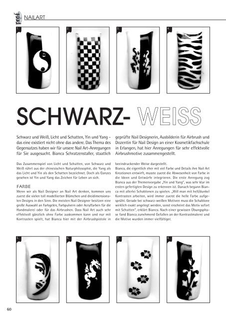 SCHWARZ- WEISS - Nailstyle-Nagelstudio