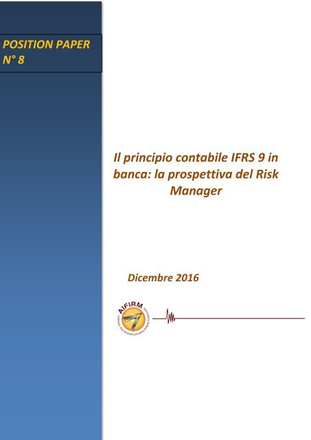 banca la prospettiva del Risk Manager