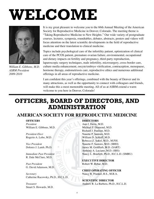 scientific program • symposia - American Society for Reproductive ...