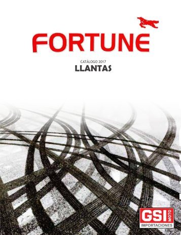 CATALOGO LLANTAS FORTUNE Enero 2017