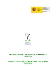 Modalidades de Enseñanza de Personas Adultas (2)