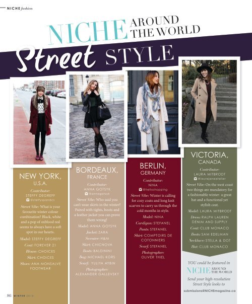 NICHE style Winter 2015