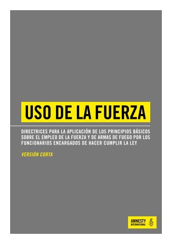 USO DE LA FUERZA