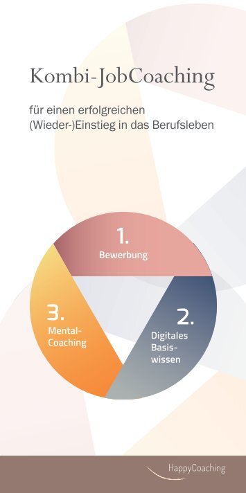 Kombi-JobCoaching auf drei Säulen