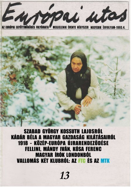 1993.4.szám (13) - Európai Utas