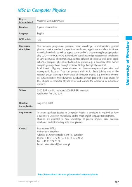 Programme Guide - Study in Poland