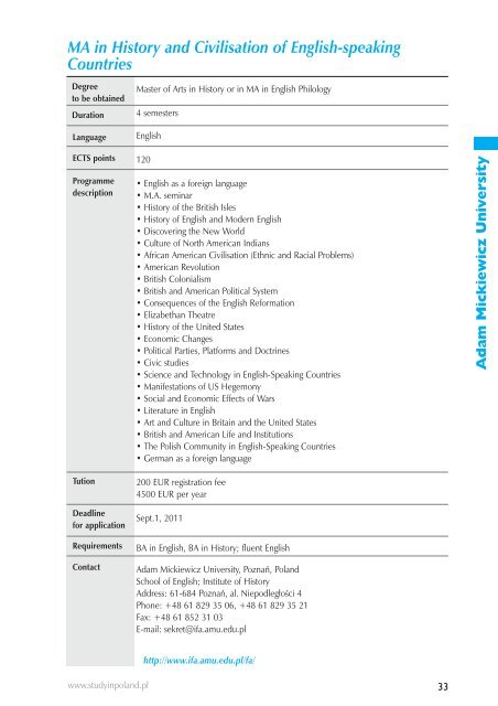 Programme Guide - Study in Poland