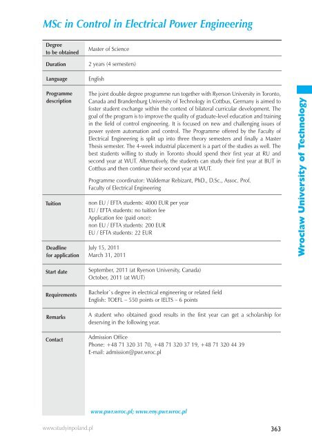 Programme Guide - Study in Poland