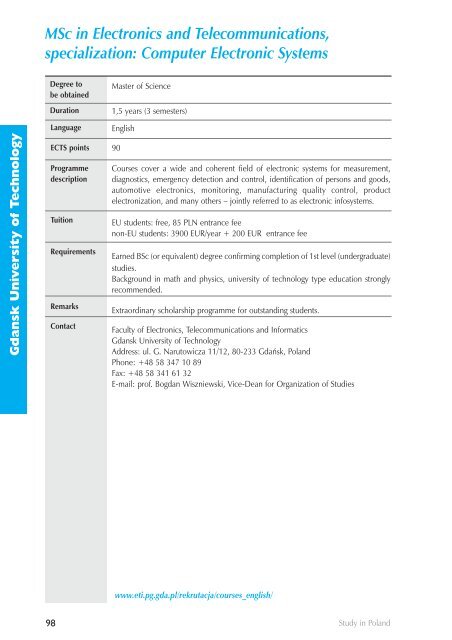 Programme Guide - Study in Poland