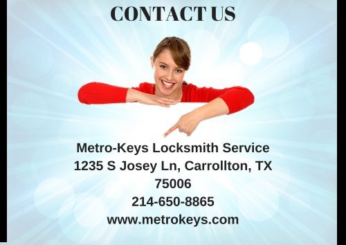 Commercial Locksmith Service For Secured BusinessLet’s consider a scenario! Think that you get locked inside a room. No one is around you and can’t help you. Moreover, the darkness is increasing with time. Such scena