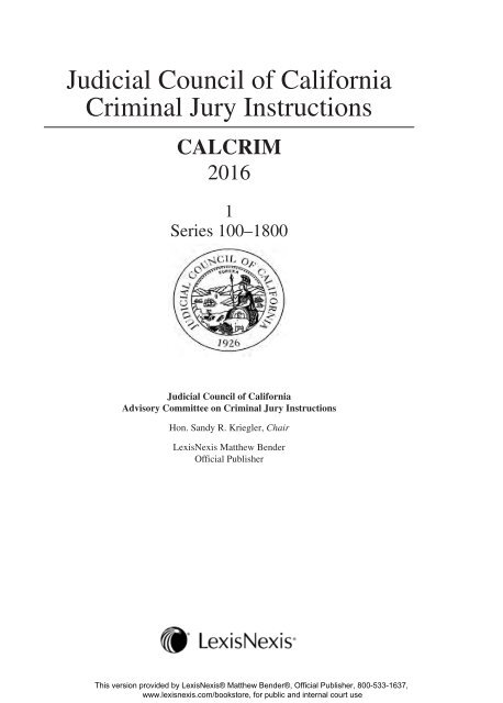 Criminal Jury Instructions