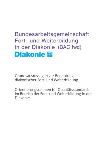 Fort- und Weiterbildung in der Diakonie