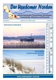 Der Usedomer Norden - Amt Usedom-Nord