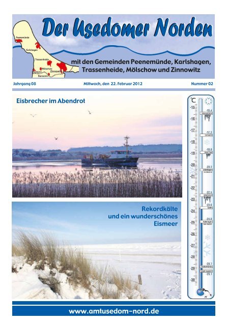 Der Usedomer Norden - Amt Usedom-Nord