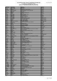 list of pre-registered delegates - EAFCA