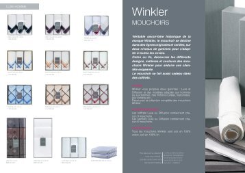 Leaflet mouchoirs Winkler Printemps-Été 2017