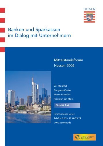 Banken und Sparkassen im Dialog mit Unternehmern - Naspa