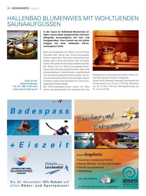 Gesundheitsmagazin 2016