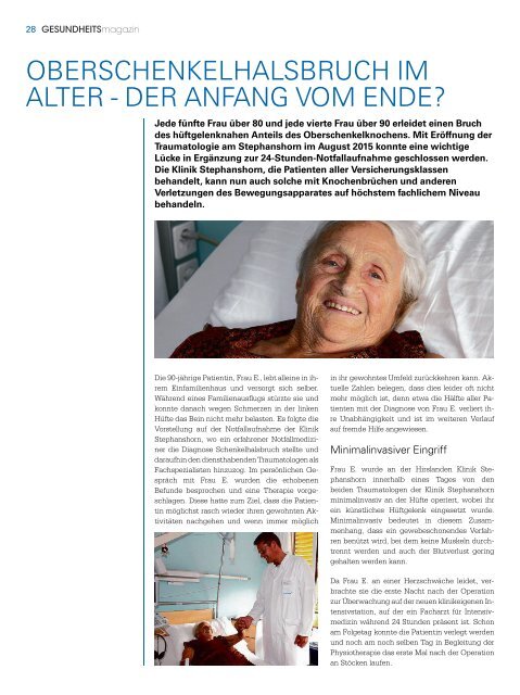 Gesundheitsmagazin 2016