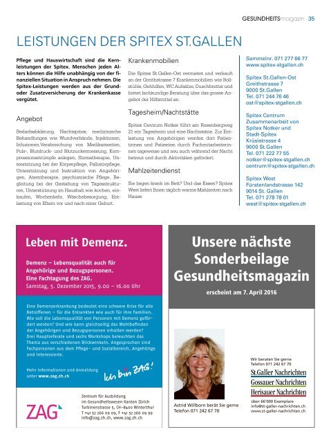 Gesundheitsmagazin 2016