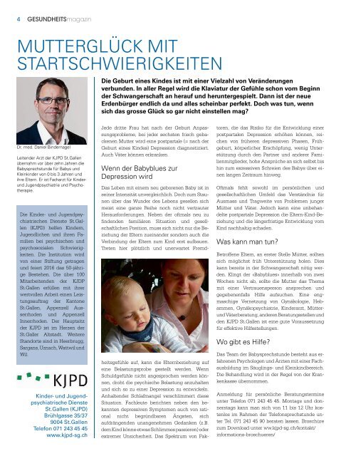 Gesundheitsmagazin 2016