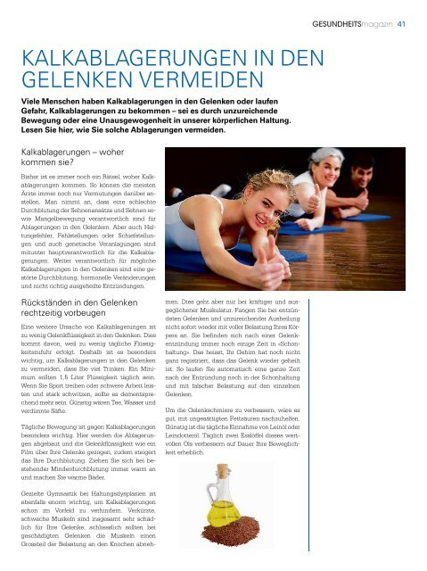 Gesundheitsmagazin 2016