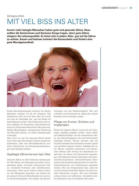 Gesundheitsmagazin 2016