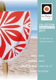 Catalogue Les Ateliers du Linge Printemps-Été 2017