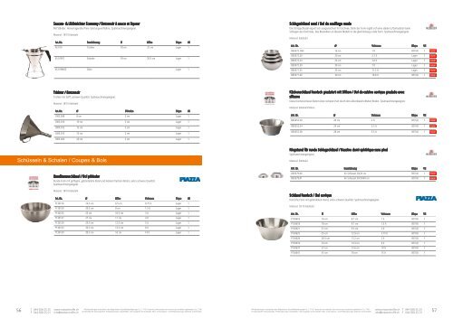 Katalog Gastronomie 2017