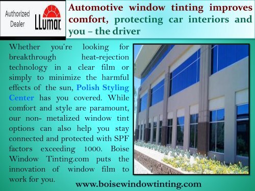 Commercial Window Tinting Idaho|Boise Window Tinting