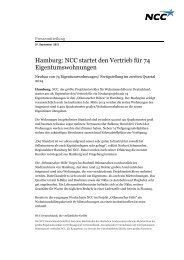 Pressemeldung zum Download - NCC Deutschland GmbH