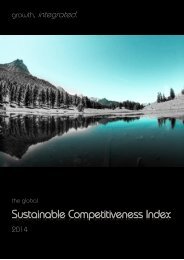 The Sustainable Competitiveness Index 2014