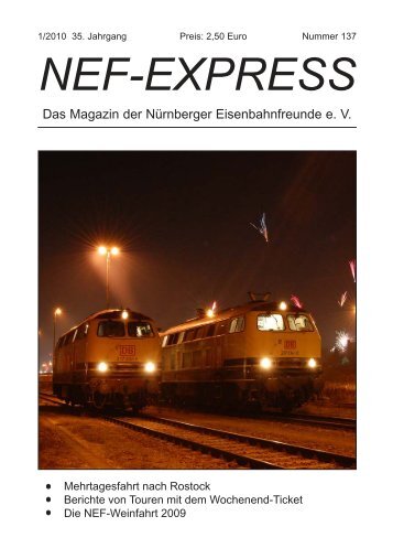 NEF-EXPRESS - Nürnberger Eisenbahnfreunde eV