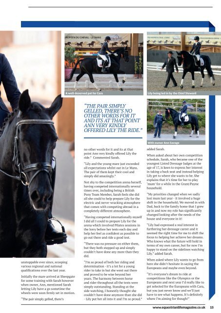 Equestrian Life December 16 - January 17