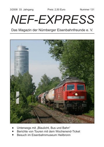 NEF-EXPRESS - Nürnberger Eisenbahnfreunde eV