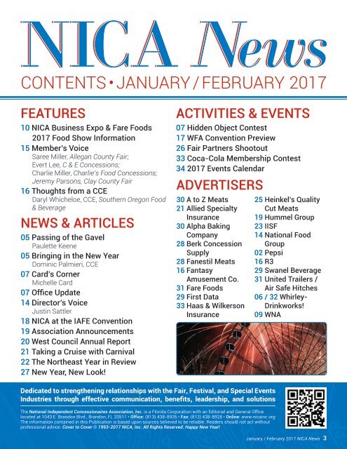 January / February 2017 NICA News 