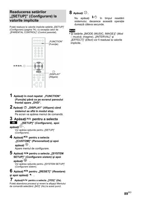 Sony DAV-F200 - DAV-F200 Istruzioni per l'uso Rumeno