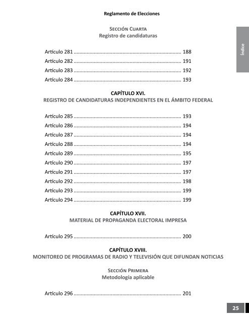 Reglamento de Elecciones