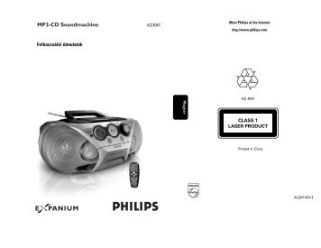 Philips Lecteur de CD - Mode dâemploi - HUN