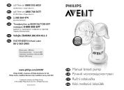 Philips Avent Tire-lait manuel - Mode dâemploi - UKR