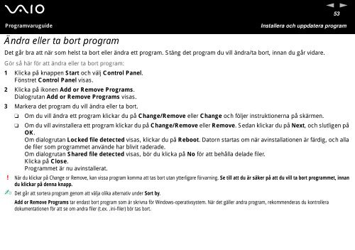 Sony VGN-A217M - VGN-A217M Manuale software Svedese