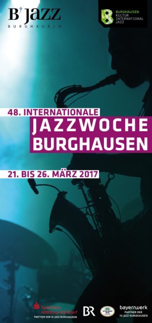 Flyer Jazzwoche Burghausen 2017