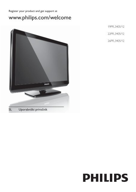 Philips T&eacute;l&eacute;viseur LED - Mode d&rsquo;emploi - SLV