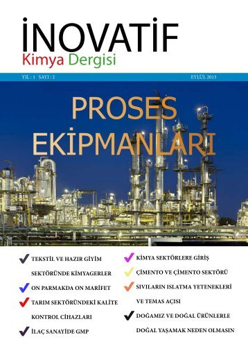 İnovatif Kimya Dergisi Sayı 2