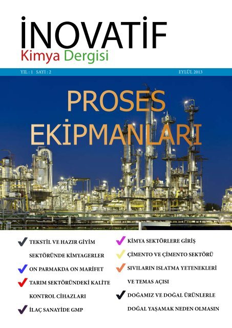 İnovatif Kimya Dergisi Sayı 2