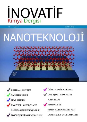 İnovatif Kimya Dergisi Sayı 4