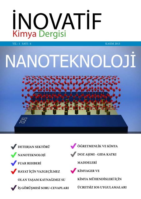 İnovatif Kimya Dergisi Sayı 4