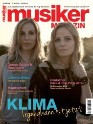 Musiker Magazin 03/2016