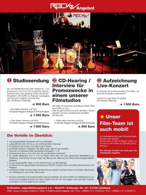 Musiker Magazin 03/2016